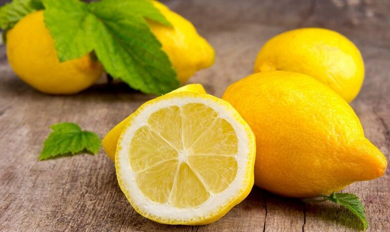 citron pour le traitement de l'ostéochondrose