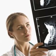Le diagnostic d'ostéochondrose est spécifié à l'aide d'un examen X-Ray
