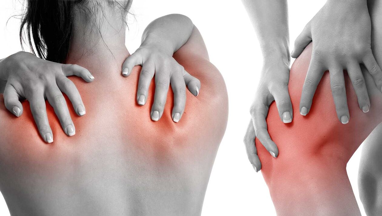 Douleurs articulaires dues à l'arthrite.